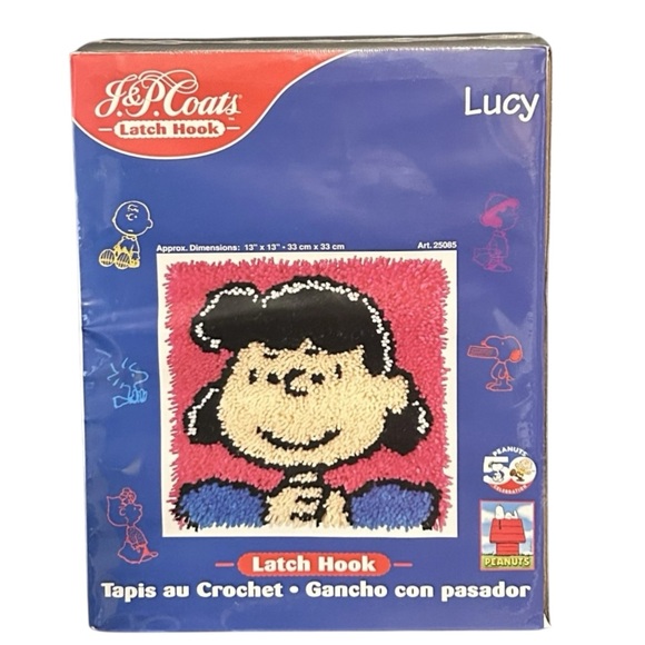 Other - J&P Coats Lucy Latch Hook Kit sealed new
